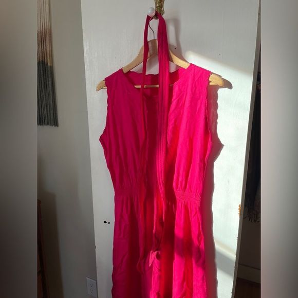 Vintage Fuchsia Handmade Dress - Picture 2 of 4